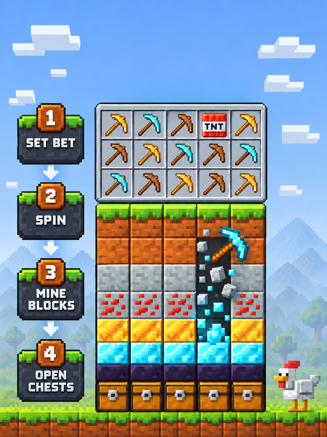 How To Play Mine game.
